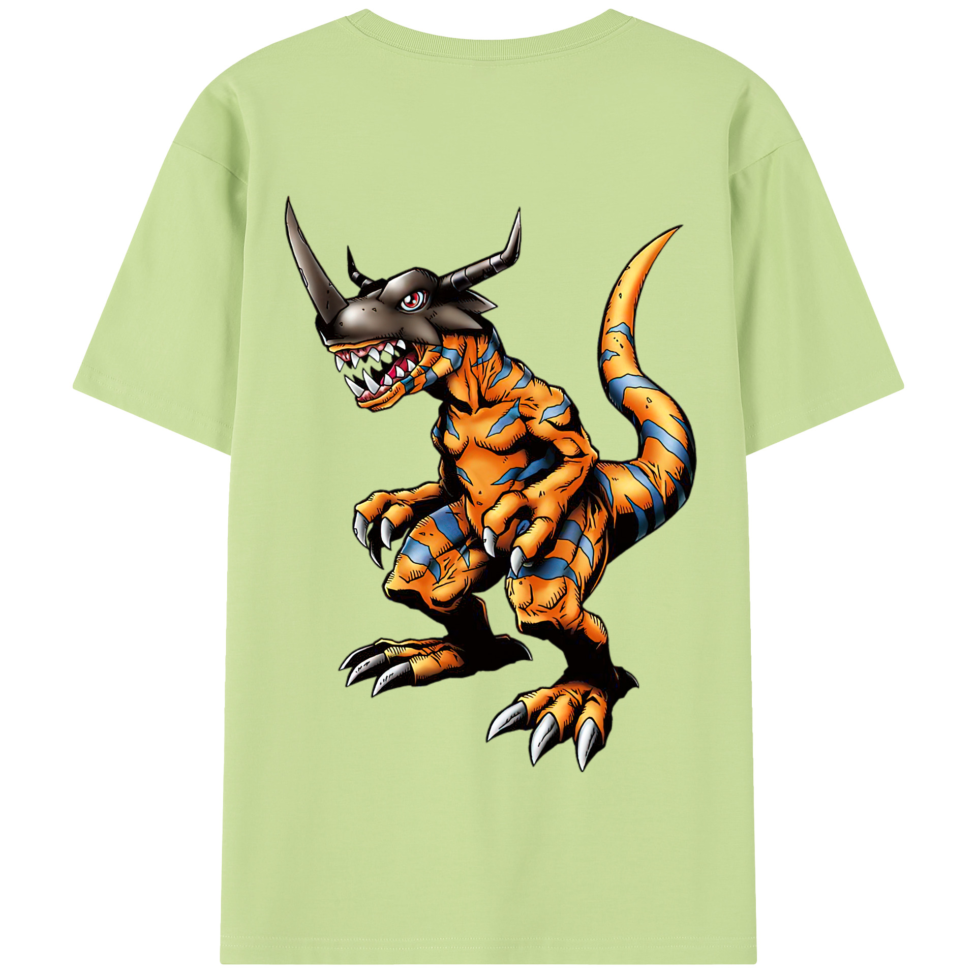 （画像用） Digimon デジタルモンスター/デジモン 綿100％半袖Tシャツ（背面プリント）